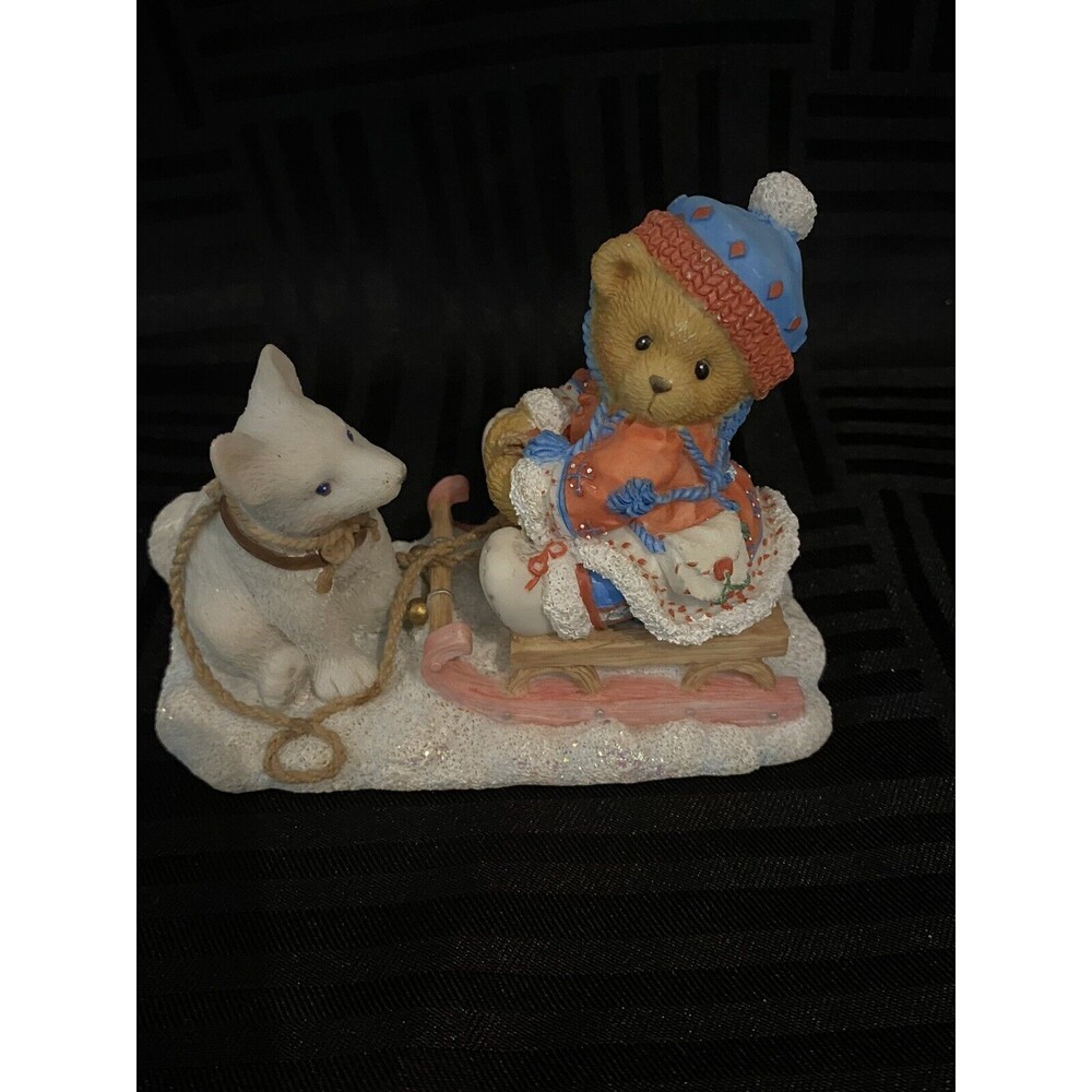 Cherished Teddies Erica Friends are always pulling for you figurine Enesco 1996